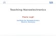 Teaching Nanoelectronics