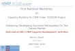 First National Workshop  On Capacity Building On CDM Under CD4CDM Project