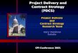 Project Delivery and Contract Strategy (PDCS)