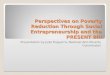 Perspectives on Poverty Reduction Through Social Entrepreneurship and the PRESENT Bill