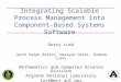 Integrating Scalable Process Management into Component-Based Systems Software