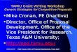 TAMIU Grant Writing Workshop  Generic Strategies for Competitive Proposals