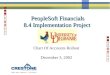 PeopleSoft Financials 8.4 Implementation Project