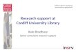 Research support at Cardiff University Library