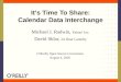 It’s Time To Share: Calendar Data Interchange