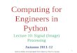 Computing for Engineers in Python