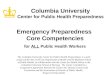 Columbia University Center for Public Health Preparedness