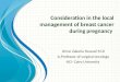 Consideration in the local management of breast cancer during pregnancy