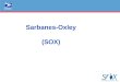 Sarbanes-Oxley (SOX)