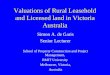 Valuations of Rural Leasehold and Licensed land in Victoria Australia