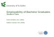 Employability of Bachelor Graduates Student View Katrin  Schuler, B.A. ( HSG )