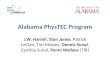 Alabama  PhysTEC  Program