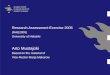 Research Assessment Exercise 2005 (RAE2005) University of Helsinki Arto Mustajoki