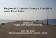 Regional Climate Change Scenario over East Asia
