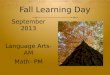 Fall Learning Day