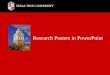 Research Posters in PowerPoint