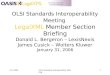 LegalXML  Member Section Briefing