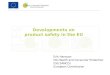 Developments on product safety in the EU