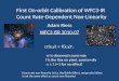 First On-orbit Calibration of WFC3-IR  Count  Rate -Dependent Non-Linearity