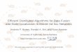 Efficient Distributed Algorithms for Data Fusion and Node Localization in Mobile Ad-hoc Networks