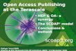 Open Access Publishing  at the Terascale