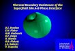 Thermal Boundary Resistance of the Superfluid 3He A-B Phase Interface