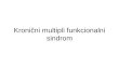 Kronični multipli funkcionalni sindrom