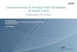 Characteristics of Foreign R&D Strategies       of Swiss Firms
