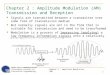 Chapter 2 : Amplitude Modulation (AM) Transmission and Reception