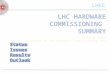 LHC Hardware Commissioning  Summary