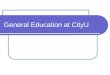 General Education at CityU