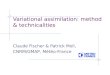 Variational assimilation: method & technicalities