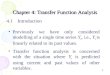 Chapter 4: Transfer Function Analysis