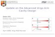 Update on the Advanced Virgo Arm Cavity Design