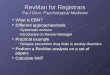 RevMan  for Registrars Paul Glue, Psychological Medicine