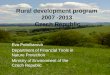 Rural development program  2007 -2013  Czech Republic