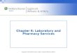 Chapter 6: Laboratory and Pharmacy Services