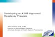 Developing an ASHP Approved Residency Program