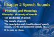 Chapter 2  Speech Sounds