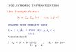 ISOELECTRONIC SYSTEMATIZATION Line Strength Factor: