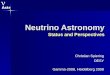 Neutrino Astronomy Status and Perspectives