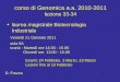 corso di Genomica a.a. 2010-2011 lezione 33-34