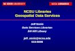 NCSU Libraries Geospatial Data Services