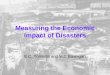 Measuring the Economic Impact of Disasters
