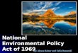 National Environmental Policy Act of 1969