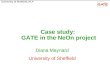 Case study:  GATE in the NeOn project