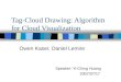 Tag-Cloud Drawing: Algorithm for Cloud Visualization