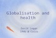 Globalisation and health