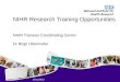 NIHR Research Training Opportunities