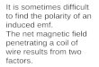 The field produced by an induced current is called an  induced magnetic field 